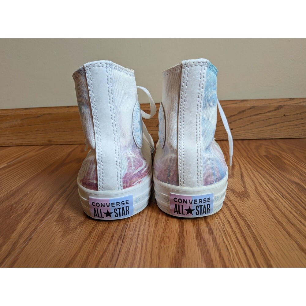 Converse All Star Disney Frozen 2 Movie Elsa Hi-Tops Chuck Taylor Womens Size 8 - Picture 6 of 13